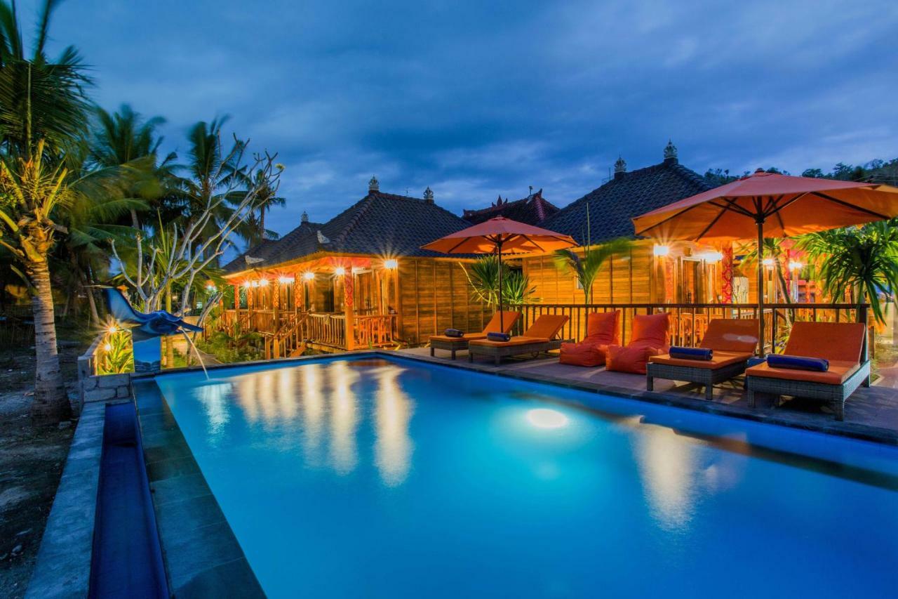 Sea Bridge Villa Ceningan Lembongan Exterior foto
